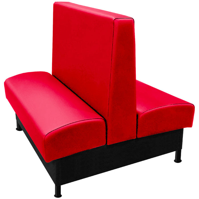 Oak Street Manufacturing Double 48" x 42" Morley Vinyl/Upholstered Booth