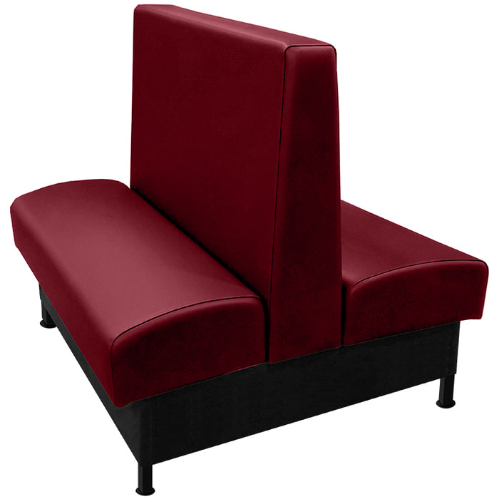 Oak Street Manufacturing Double 24" x 42" Morley Vinyl/Upholstered Booth