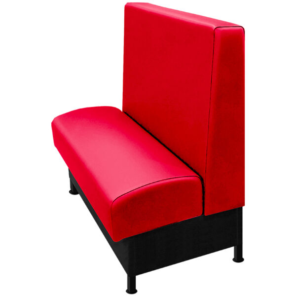 Oak Street Manufacturing Single 44" x 42" Morley Vinyl/Upholstered Booth