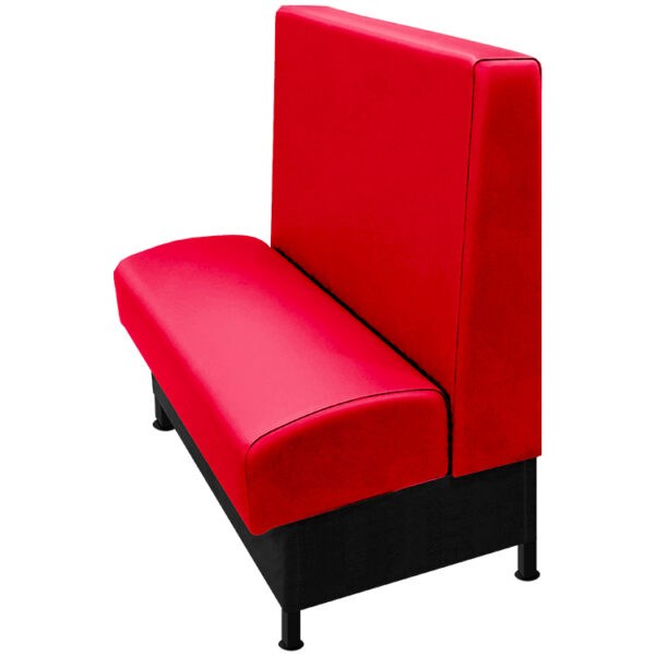 Oak Street Manufacturing Single 96" x 42" Morley Vinyl/Upholstered Booth