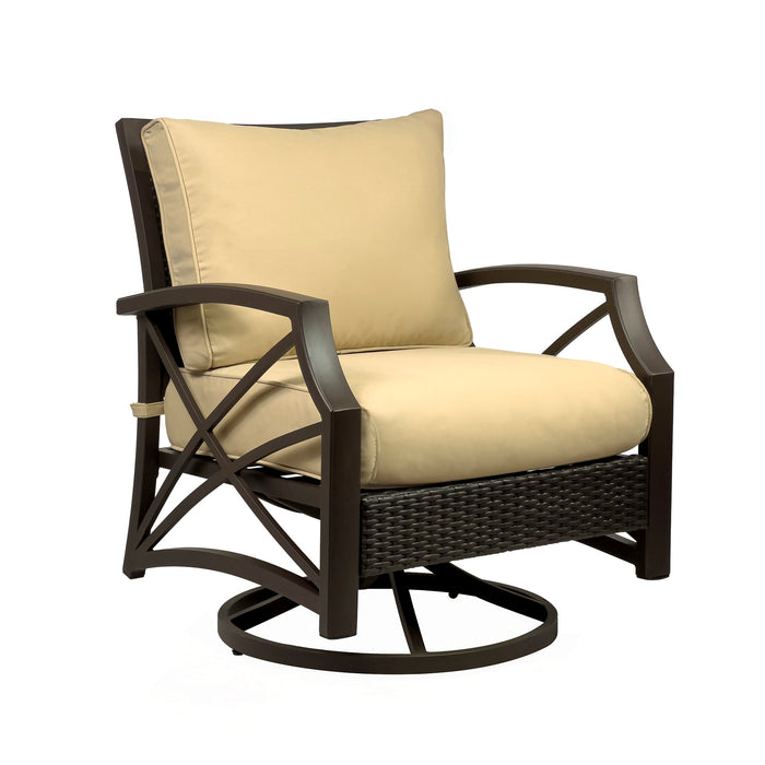 Serenity Rattan Wicker Swivel Chair