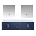 Lexora Home Geneva Bath Vanity with Cultured Marble Countertop