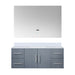 Lexora Home Geneva Bath Vanity with White Quartz Countertop