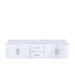 Lexora Home Geneva Bath Vanity with White Quartz Countertop