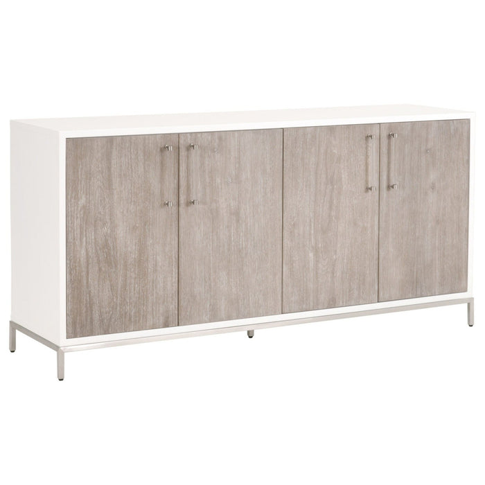 Essentials For Living Traditions Nouveau Media Sideboard 6083.WHT/NG-BSTL