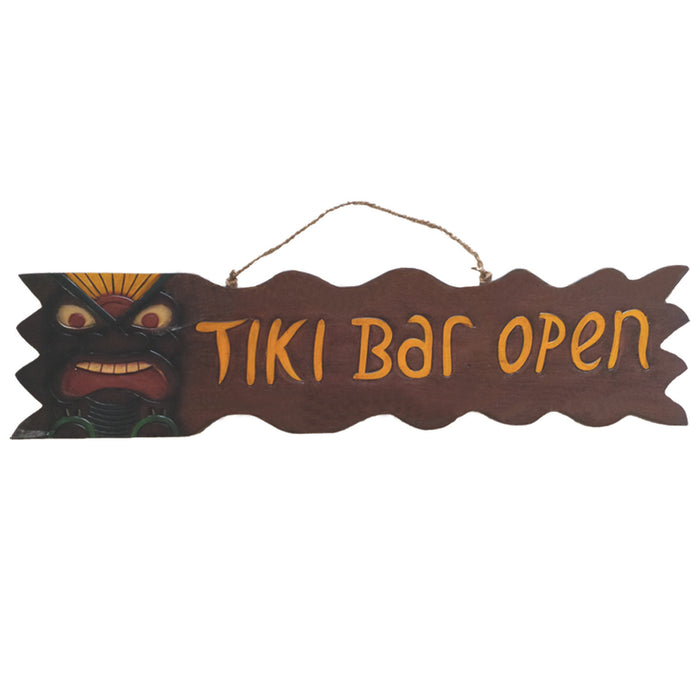 RAM Outdoor Décor Tiki Bar Open Sign ODR105