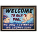 RAM Outdoor Décor Chunky Dunk Pool Wall Sign ODR159