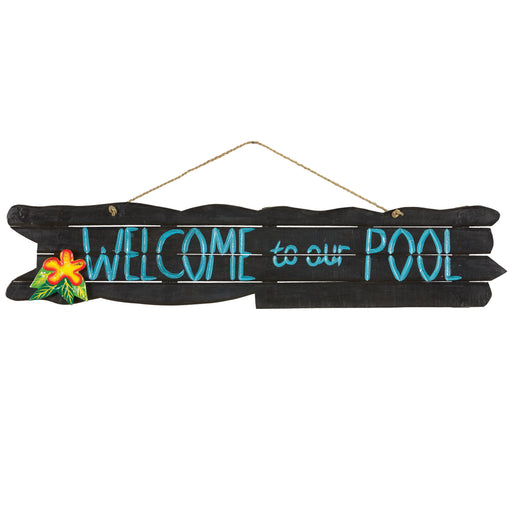 RAM Outdoor Décor Welcome To Our Pool ODR718