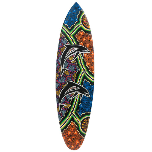 RAM Outdoor Décor Dolphin Surfboard ODR741