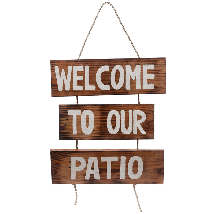 RAM Outdoor Décor Welcome To Our Patio ODR771