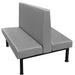 Oak Street Manufacturing Double 24" x 42" Pacific Indoor/Outdoor Vinyl/Upholstered Booth