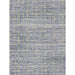 Pasargad Home Slate Collection Hand-Loomed Silk & Wool Rug- 6' 0" X 9' 0" PBFE-01 6x9