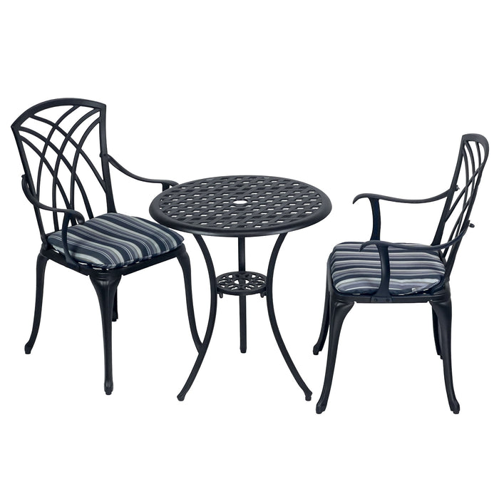 Ekta 3-Piece Outdoor Bistro Set for Patio, Multiple Colors