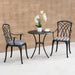 Ekta 3-Piece Outdoor Bistro Set for Patio, Multiple Colors