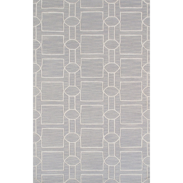 Pasargad Home Transitional Collection Hand-Tufted Silk & Wool Area Rug- 5' 6" X 8' 6" PBW-3SAM 6x9