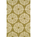 Pasargad Home Transitional Collection Hand-Tufted Silk & Wool Area Rug- 5' 0" X 8' 0" PBW-784GLD 5X8