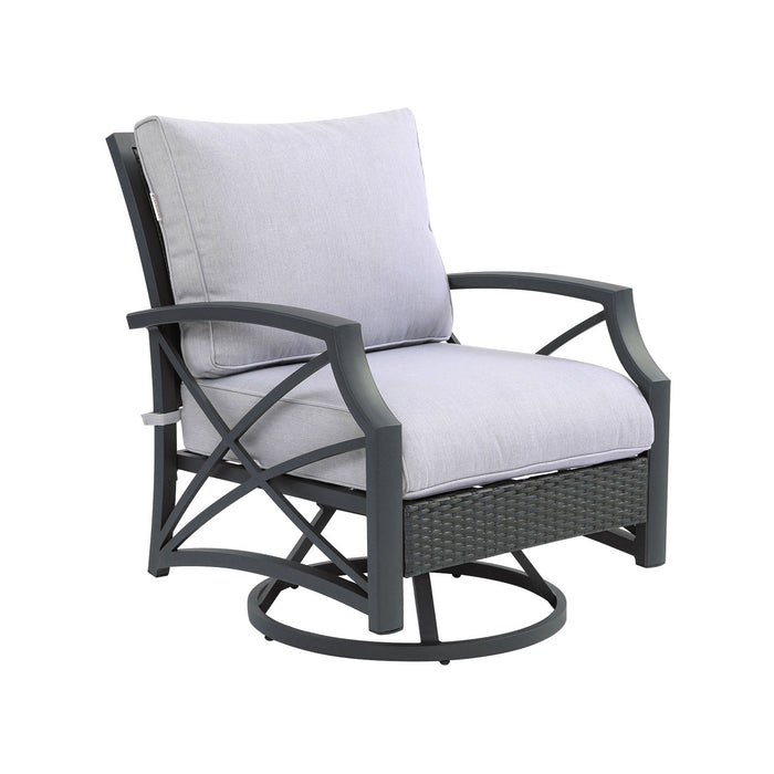 Serenity Rattan Wicker Swivel Chair