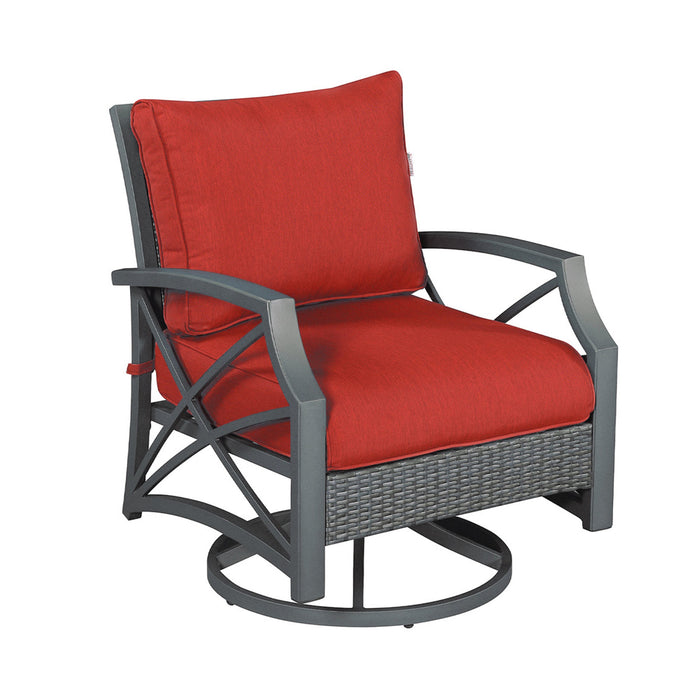 Serenity Rattan Wicker Swivel Chair