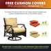 Novi 5-Piece Outdoor Fire Pit Table Set for Patio