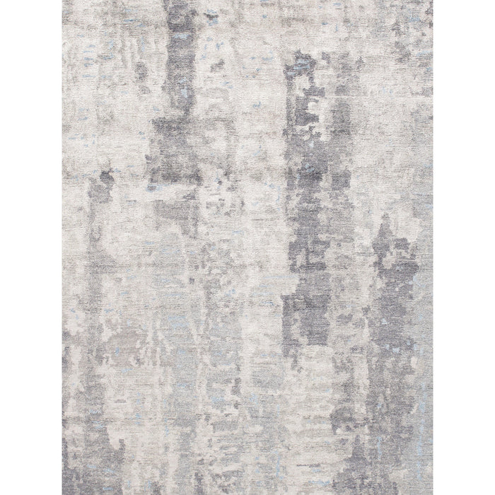 Pasargad Home Modern Collection Hand-Knotted Silk & Wool Area Rug PG-1891-1 9x12