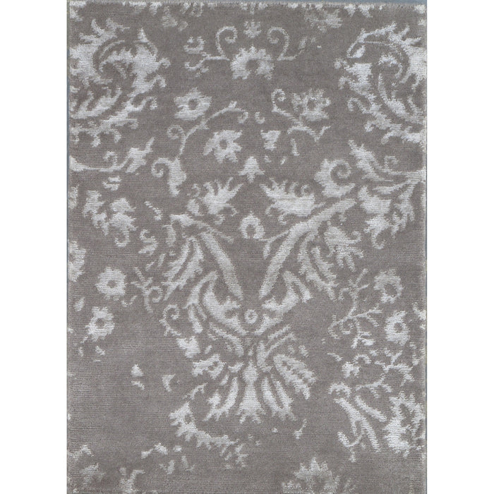 Pasargad Home Modern Collection Hand-Knotted Silk & Wool Area Rug- 2' 0" X 3' 0" PG-643-1 2X3