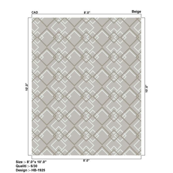 Pasargad Home Transitional Collection Hand-Knotted Lamb's Wool Area Rug- 2' 0" X 3' 0" PHB-1925 bge 2x3