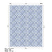 Pasargad Home Transitional Collection Hand-Knotted Lamb's Wool Area Rug- 2' 0" X 3' 0" PHB-1925 BLU 2x3
