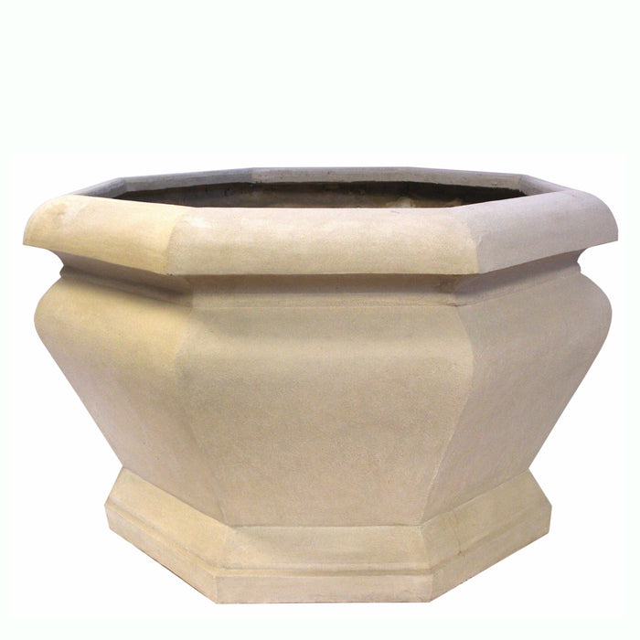 Anderson Teak Jardienere Large Octagonal Planter PL-O4830 detail view