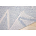 Pasargad Home Simplicity Collection Flat Weave Aqua Cotton Area Rug- 8' 0" X 10' 0" plw-05 8x10