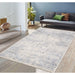 Pasargad Home Transitiona Collection Hand-Knotted Silk & Wool Area Rug- 7'11" X 9'10" PNCP-1866 8x10