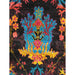Pasargad Home Ikat Collection Hand-Knotted Sari Silk Area Rug- 6' 7" X 7' 11" PSLK-27 7X8