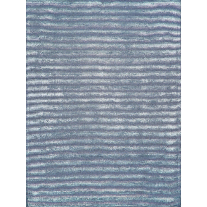 Pasargad Home Edgy Collection Hand-Tufted Silk & Wool Area Rug 9' x 12', Blue pvny-12 9x12