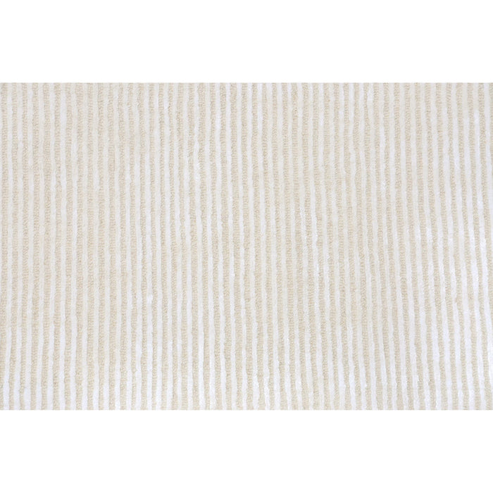 Pasargad Home Edgy Collection Hand-Tufted Silk and Wool Beige Runner Rug- 2' 6" X 10' 0" pvny-1 rnr 2.6x10