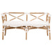 Essentials For Living The Hamptons Palisades Bench 4120.WHT/NAT