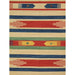 Pasargad Home Anatolian Collection Flat Weave Cotton Area Rug- 8' 0" X 8' 0" , Beige/Multi pbb-04 8x8