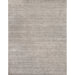 Pasargad Home Edgy Collection Hand-Tufted Silver/Grey Bsilk & Wool Area Rug- 8' 9" X 11' 9" pvny-11 9x12