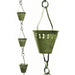 Patina Products Verdigris Shade Cup Rain Chain-Half Length R250H