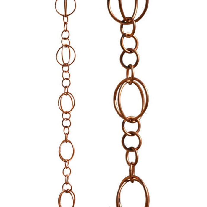 Patina Products Copper Life Circles Rain Chain-Full Length R280