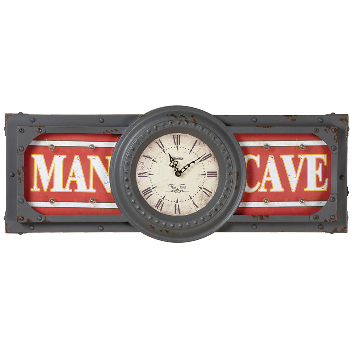 RAM Game Room Metal Sign-Man Cave Clock R872 — Archic Furniture