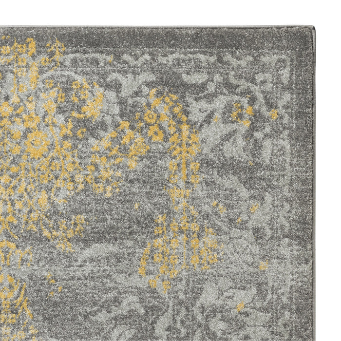 Pasargad Home Chelsea Design Power-Loomed Polypropyle Area Rug- 5' 0" X 7' 6" PRC-5523GY 5x8