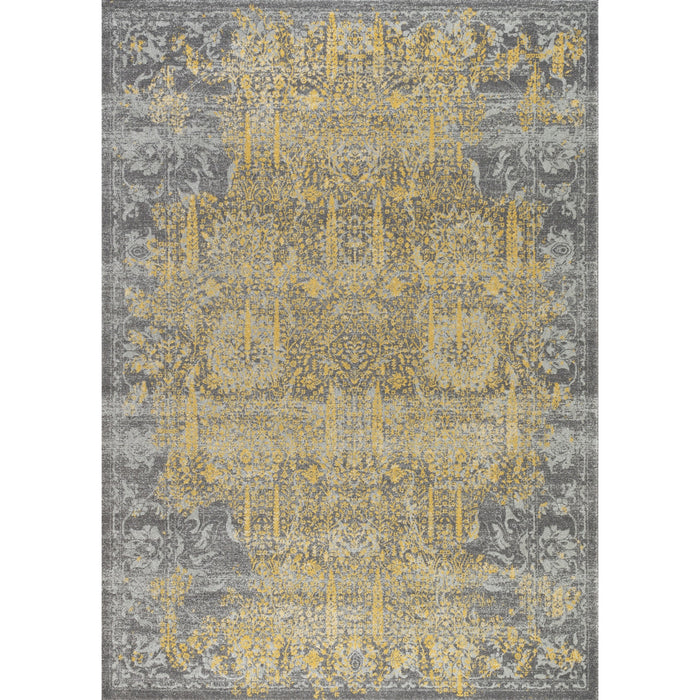 Pasargad Home Chelsea Design Power-Loomed Polypropyle Area Rug- 5' 0" X 7' 6" PRC-5523GY 5x8