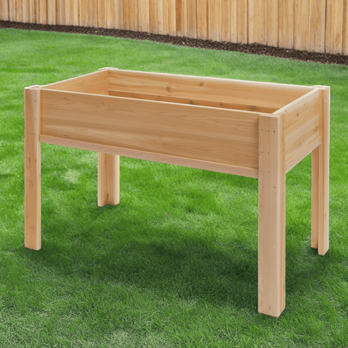 All Things Cedar 4-ft x 2-ft Raised Garden Box on Legs RGL34