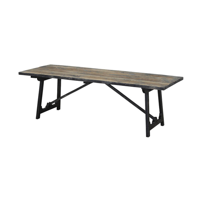 LH Imports Renaissance Dining Table - Black Antique RNS010