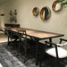 LH Imports Renaissance Dining Table - Black Antique RNS010