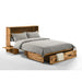 Night and Day Furniture Ranchero Queen Murphy Cabinet Bed Complete