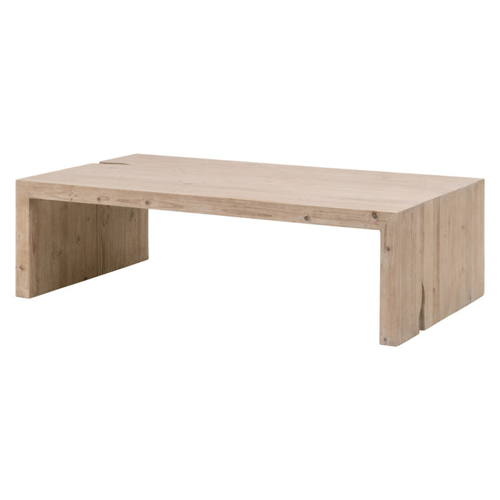 Essentials For Living Bella Antique Reed Coffee Table 8098.SGRY-PNE