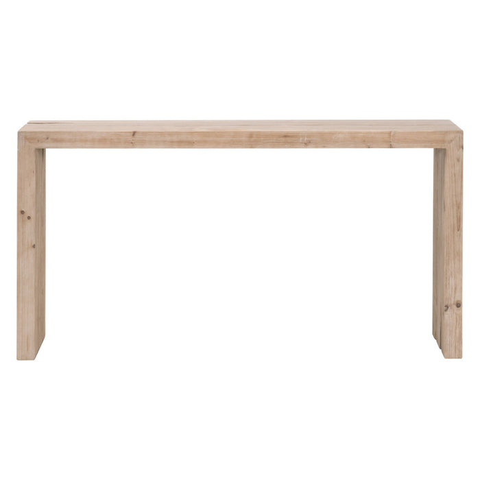 Essentials For Living Bella Antique Reed Console Table 8100.SGRY-PNE