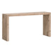 Essentials For Living Bella Antique Reed Console Table 8100.SGRY-PNE