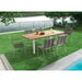 Whiteline Modern Living Rhea Outdoor Dining Table