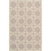 Pasargad Sahara Collection Decorative Handmade Wool Flat Weave Area Rug - Grey/Ivory 5x8 SA-11236 5X8